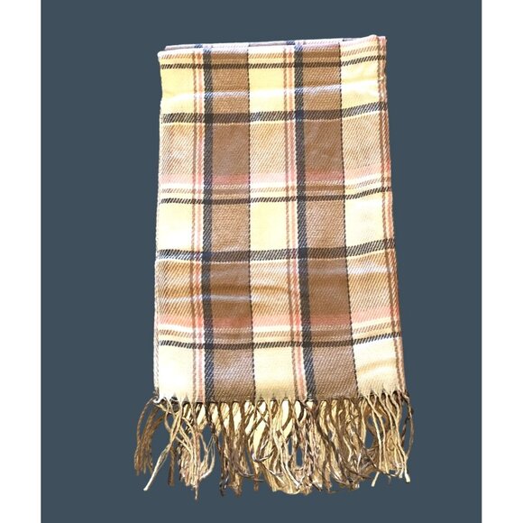 BEAUTIFUL BRAND-NEW W/O TAGS PLAID SCARF - Picture 1 of 3